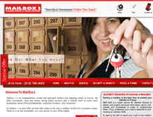 Tablet Screenshot of mailbox-1.com